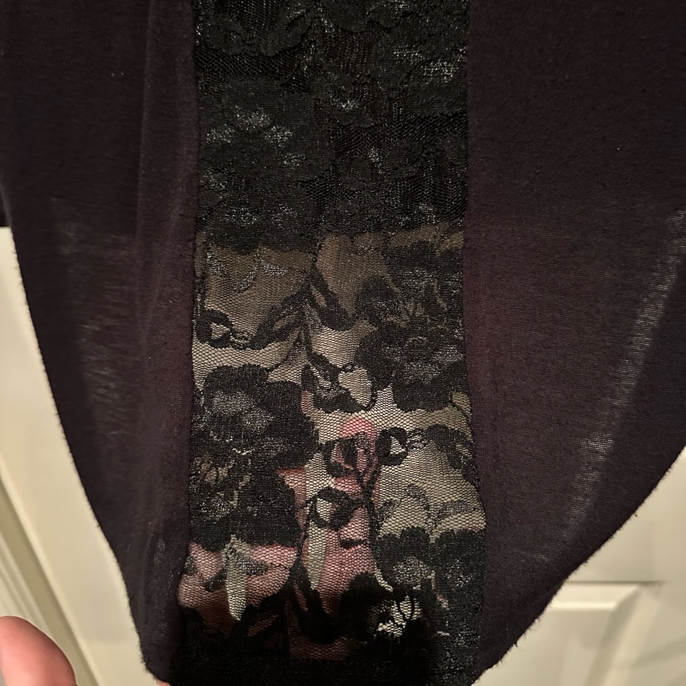 Women’s Solemio Lace Detail Tunic Tee - Picture 6 of 7